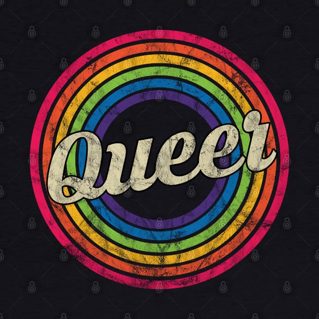 Queer - Retro Rainbow Faded-Style by MaydenArt